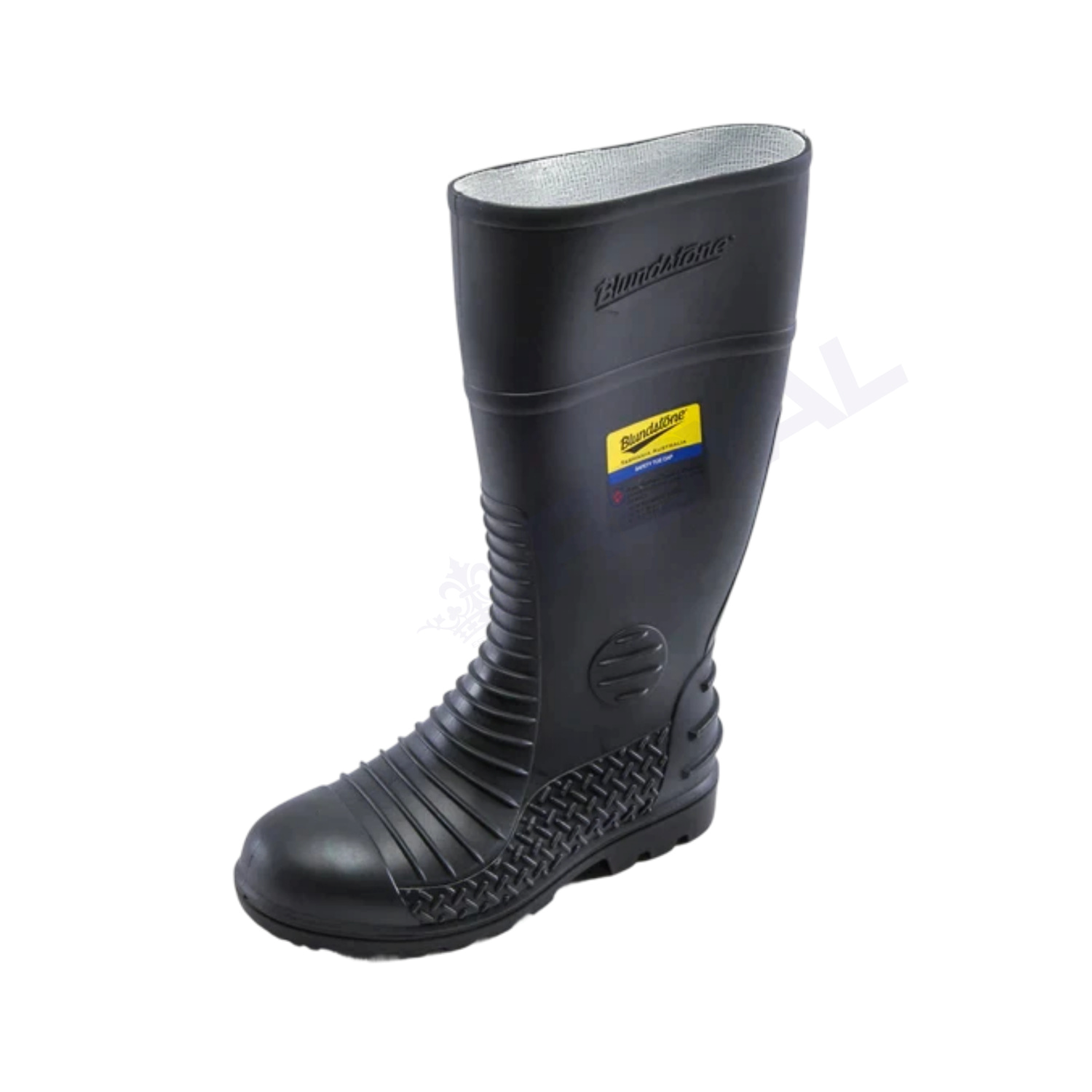 Blundstone Grey Waterproof Steel Toe Safety Gumboot 025 US 9