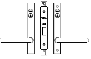 Dormakaba SB2212 Lock Kit – Kit 01 BLK – Double Cylinder Kit