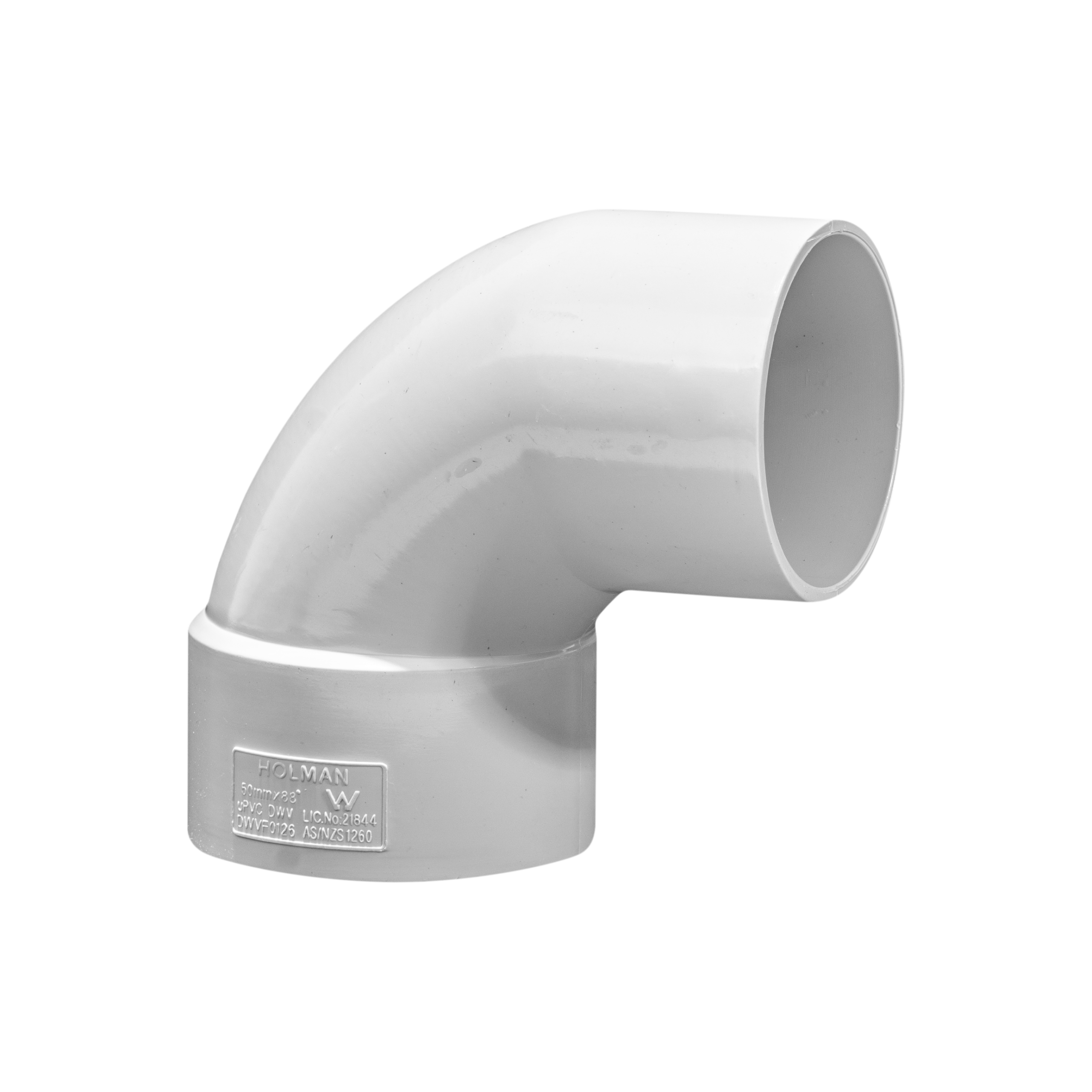 PVC DWV Bend 42.5 Deg M-F – 100mm