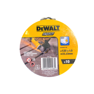 DeWalt High Performance FASTCUT Thin Bonded Discs 125mm x 1mm x 22.23mm 10 Pack