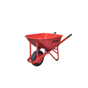 Wheelbarrow Steel Professional Heavy Duty 100L Wide Wheel Flat Free