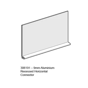 James Hardie Aluminium Recessed Horizontal Jointer