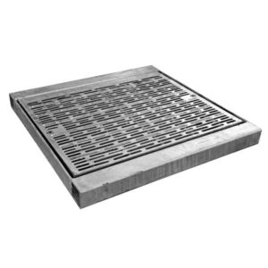 Heelguard Drop-In Hinged Sump Grate & Frame – 450 x 450mm (Class B) Civilcast