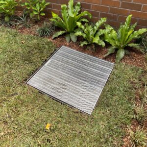 Galvanised Grate Only – 540 x 540mm – To Suit Plastic Pit – Light Duty – Traditional