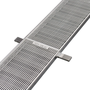 Stainless Steel Heelguard Trench Grate & Frame – 200mm x 2000mm (Corrosion Resistant)