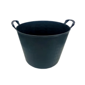 Master Finish Jar Rubber Bucket 40 Litre Black