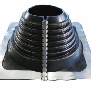 Roof Collar Masterflash No2 X Sqr Base – 50mm-70mm Blk