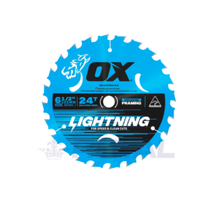 OX Pro Lightning 165mm Circular Saw Blade 24T