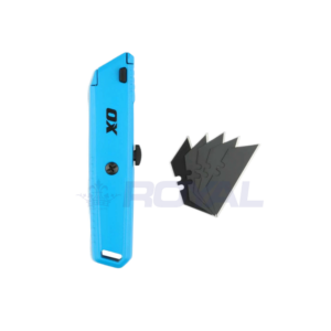 OX Retractable Utility Knife Box Cutter with 5x SK5 Blades