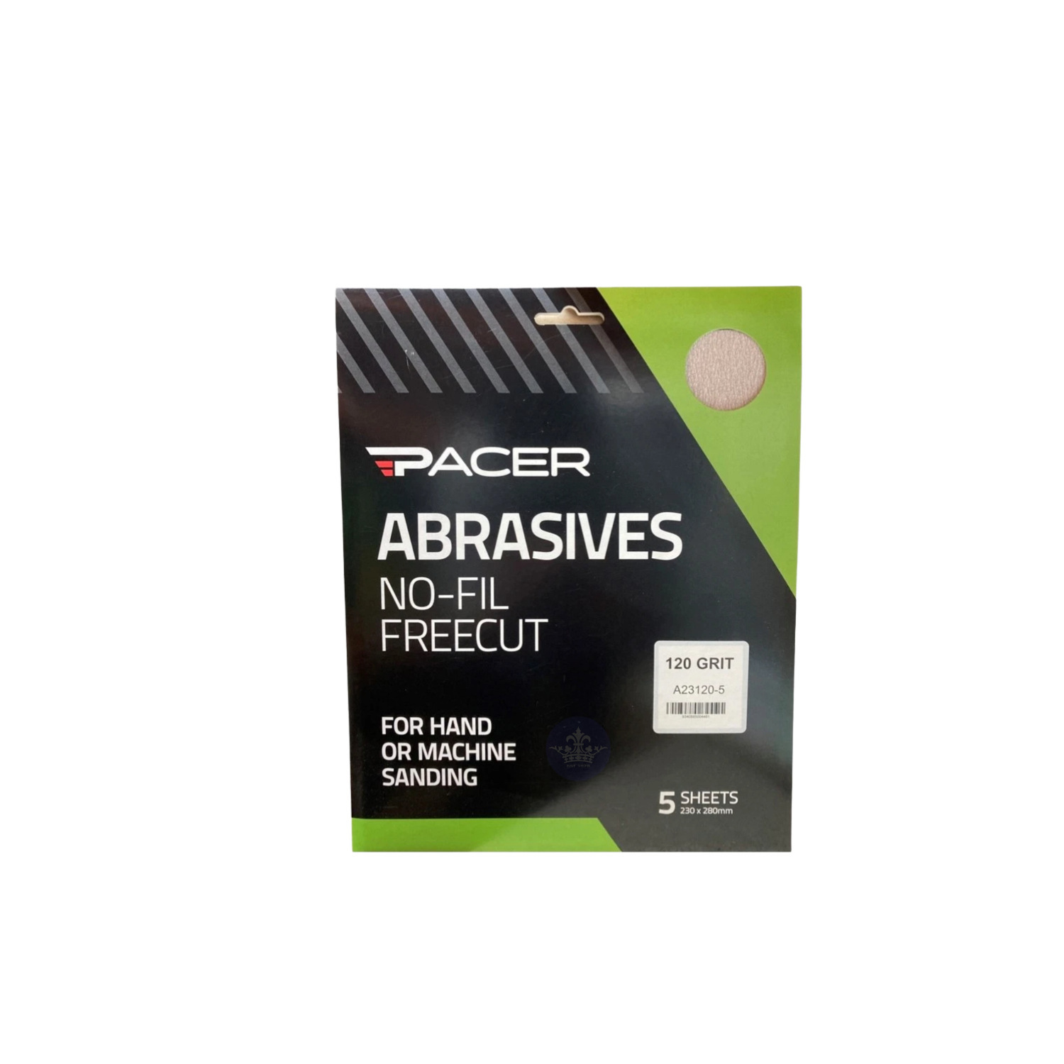 Pacer No-Fil Freecut Sanding Paper 240 Grit 5 Pack