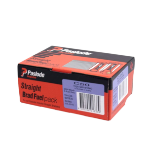 Paslode 50mm 16 Gauge Galvanised Brad Nails 3000 Pack with Fuel