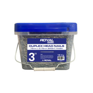 Royal Duplex Head Nails 75 x 3.75mm x 3ft 15kg Duplex