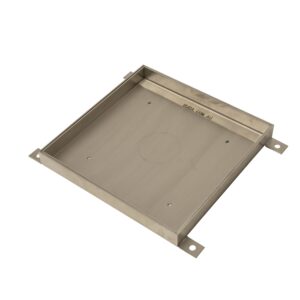 Stainless Steel Pool Skimmer Lid – 300 x 300mm – Flush Finish