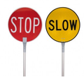 Stop Slow Sign Lollipop