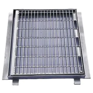 Hinged Sump Grate & Frame – 450 x 450mm (Class B) Civilcast