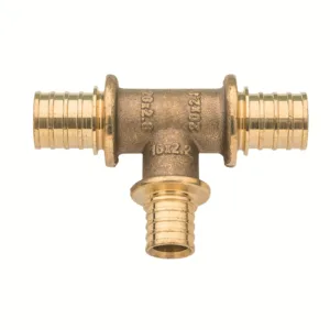 Tradepex Brass Sleeve Reducing Tee #25 – 20mm x 16mm x 20mm