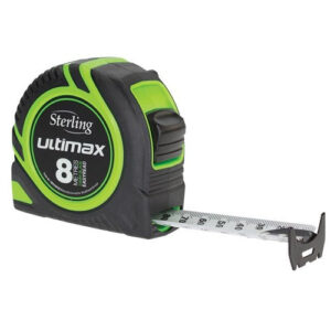 Sterling Ultimax Easyread Tape Measure – 8m