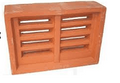 Brick Vent Terracotta/Clay (Made In Australia) Red Louvre – 230 x 160 x 65mm