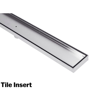 Linear Drain With End Outlet – 1000mm (Tile Insert Tray, 100 x 30mm)