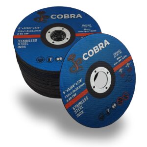 Disc Cut Off Inox For Steel & S/S – 125mm x 1.0mm (10Pk)