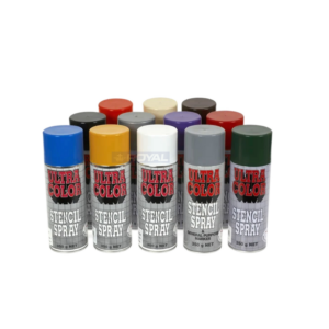 Stencil Spray Red 350g