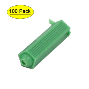 Anchor Screw Wall Plug Green – 7mm x 25mm (Pk 100)