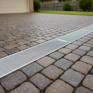 Stainless Steel Heelguard Trench Grate & Frame – 200mm x 3m