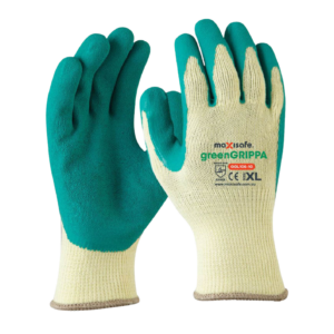 Green Grippa Gloves – Medium