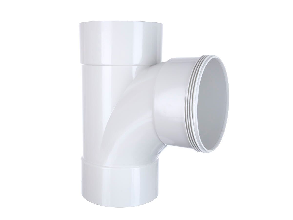 DWV 4 Way Junction Riser 90 Deg M-F – 100mm x 50mm x 3 x 40mm