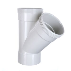 PVC DWV Plain Junction 45 Deg F-F SWJ – 150mm