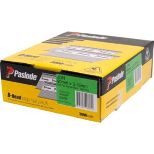 Paslode Hot Dipped Galvanised D Head Pneumatic Nail – 90 x 3.15mm (3000 Pack)