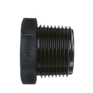 Philmac BSP Threaded Pipe Plug Poly 1/2 Inch
