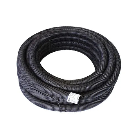 Slotted Agricultural Drainage Pipe Coil – 20m (50/65/100mm Options)