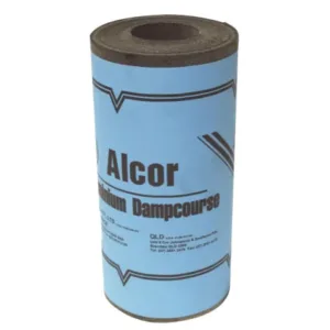 Super Alcor Bitumen Coated Dampcourse – 0.45mm x 230mm x 30m