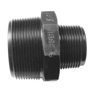 Philmac BSP Threaded Pipe Nipple Poly 1 inch x 3/4 inch