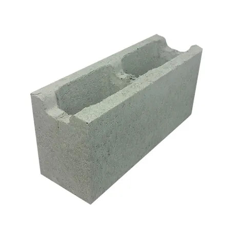 Concrete Besser Channel Block Grey – 390 x 190 x 140mm (Recessed Web, Hollow)