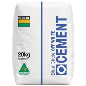Blue Circle Off White Cement 20kg Bag – Boral Architectural Finish Cement