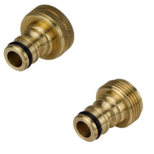 Brass Male T Head Hose Cock W/O Ring C/P – 15mm (1/2Inch)
