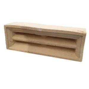 Clay Brick Vent V17 Louvre – 230 x 80mm, Cream