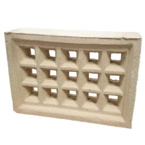 Clay Brick Vent V13 Square Hole – 230 x 160mm, Cream