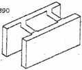 Concrete Block 200 Series 20.91 Stretcher