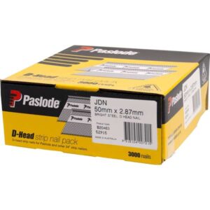 Paslode Bright D Head Pneumatic Nail – 50 x 2.87mm (3000 Pack)