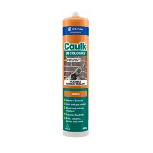 Caulk In Colour Cedar 450g HB Fuller