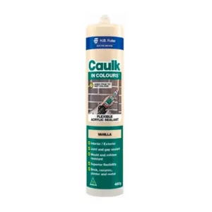 HB Fuller Caulk In Colour Acrylic Gap Filler 450g Cartridge – Vanilla