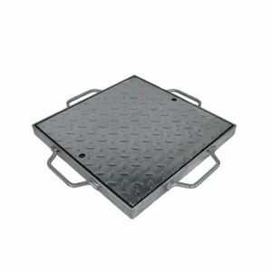 Galvanised Covered Pit Grate & Frame – 450 x 450mm (For Stormwater Pits)