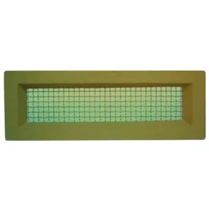 Brass Wire Brick Ventilation Grille – 455 x 160mm (Aleta, Cream)