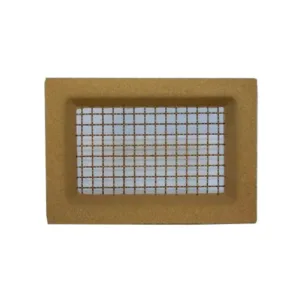 Brass Wire Brick Ventilation Grille – 230 x 160mm (Aleta, Cream)