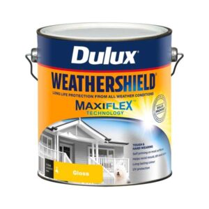 Dulux 4L Exterior Paint Weathershield Gloss Black