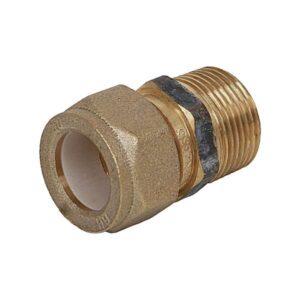 Brasshards Nylon Olive Compression Union Brass 20mm Male x 20mm