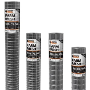 Heavy Duty Welded Farm Mesh Fence Roll – 30m (Galvanised)